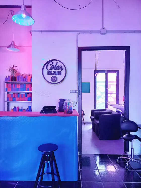 COLOR BAR instalación para Russafart